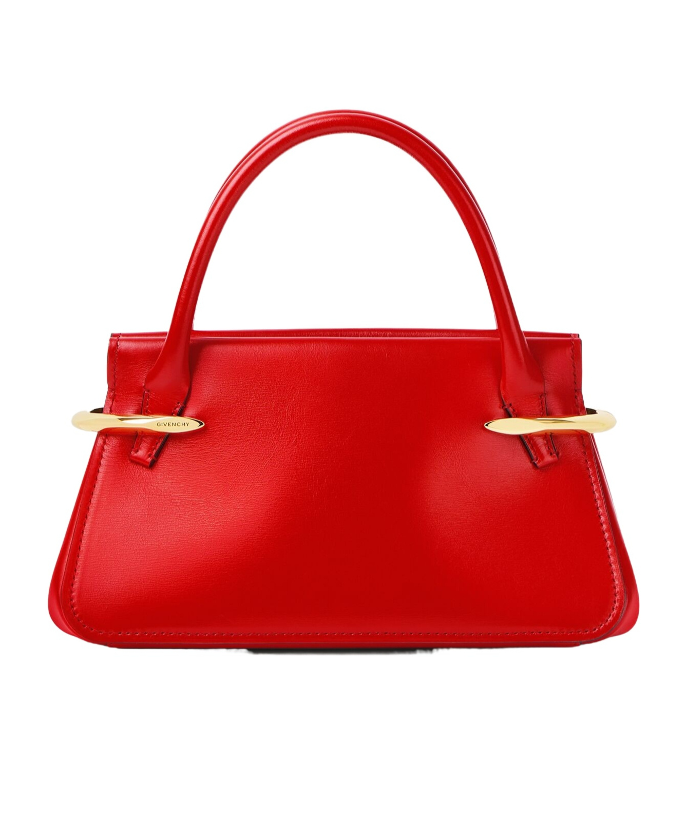 Givenchy Mini Pinch Bag In Leather In Red