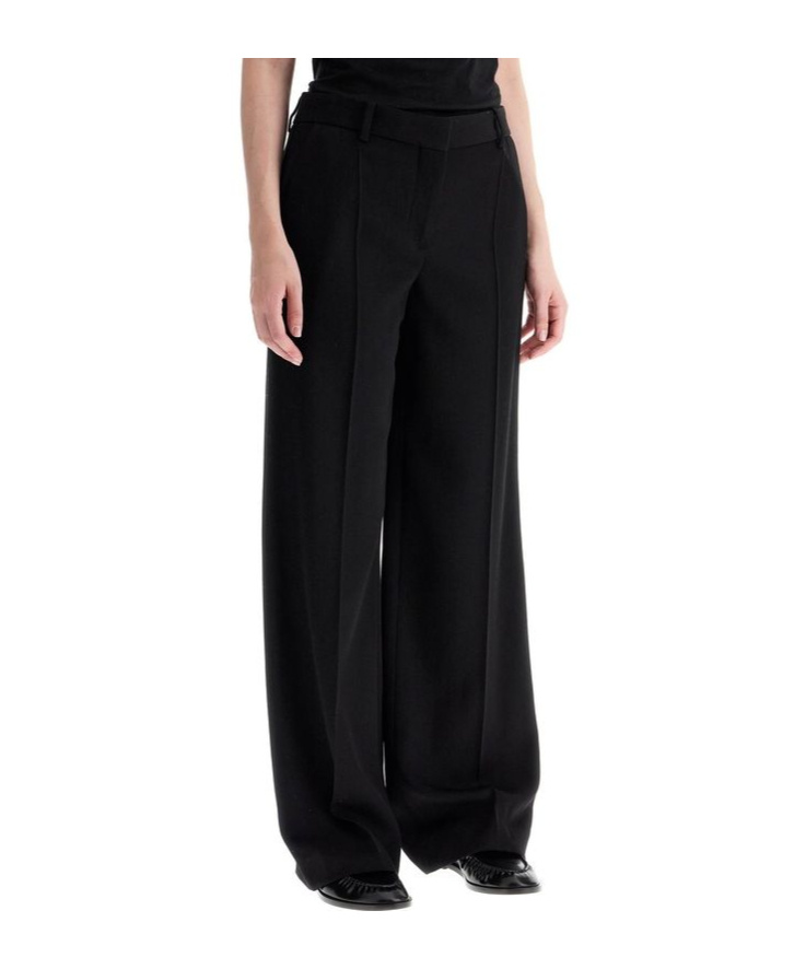 The Row Belt Loop Casual Pants In Black