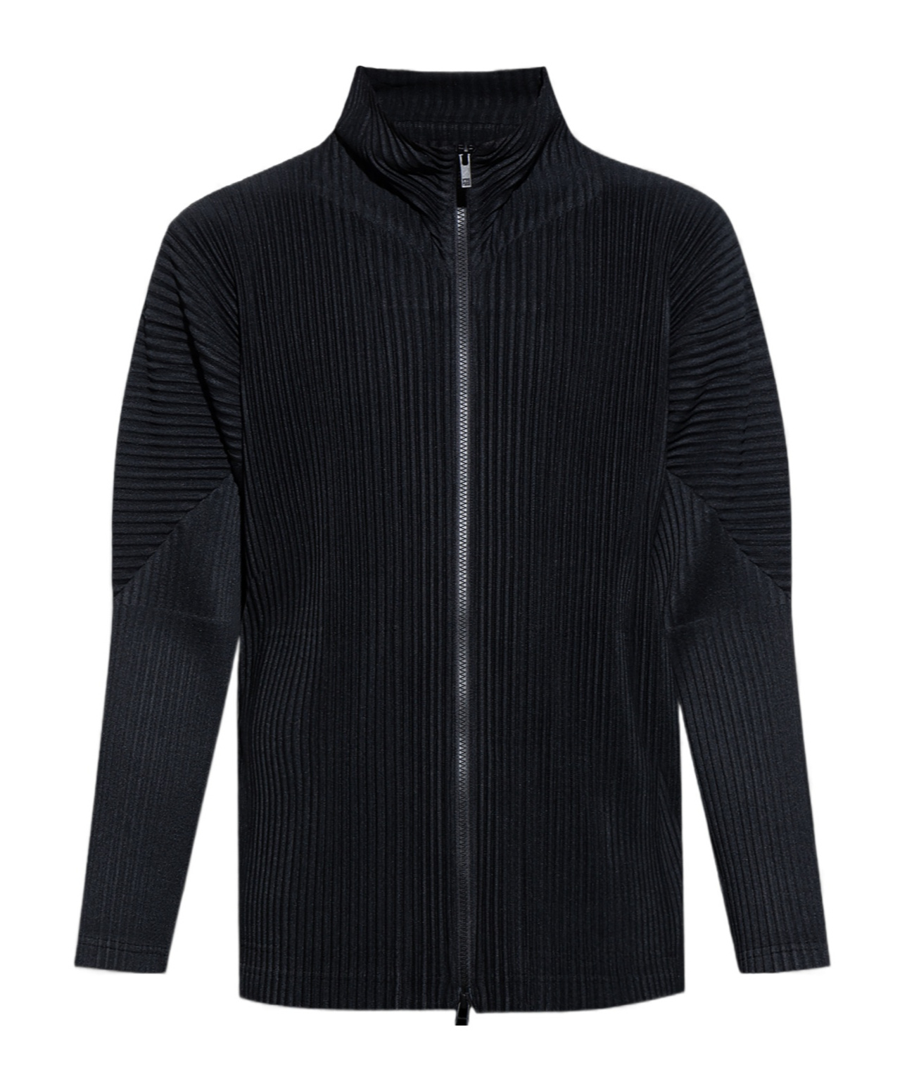 Shop Issey Miyake Plissé Jacket In Black