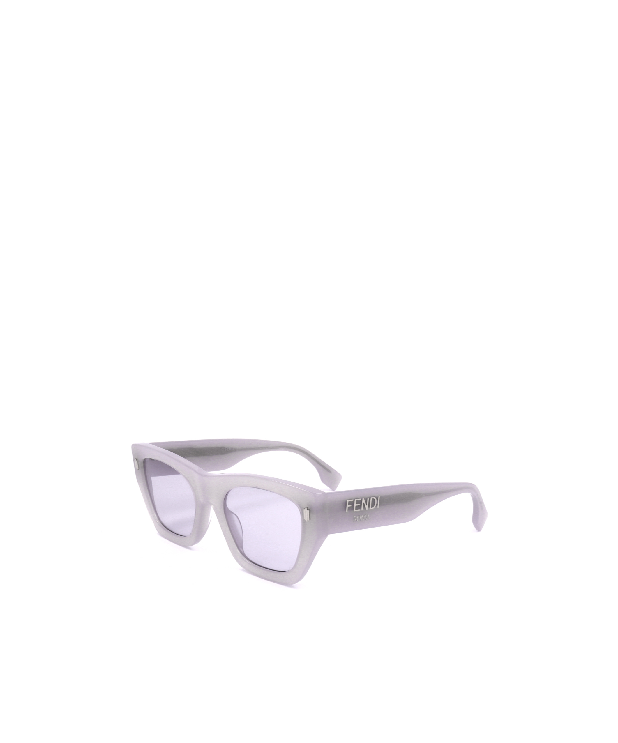 Fendi Full Frame Sunglasses In White