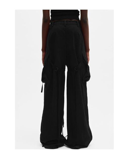 Ann Demeulemeester Black Fressa Cargo Pants In Black