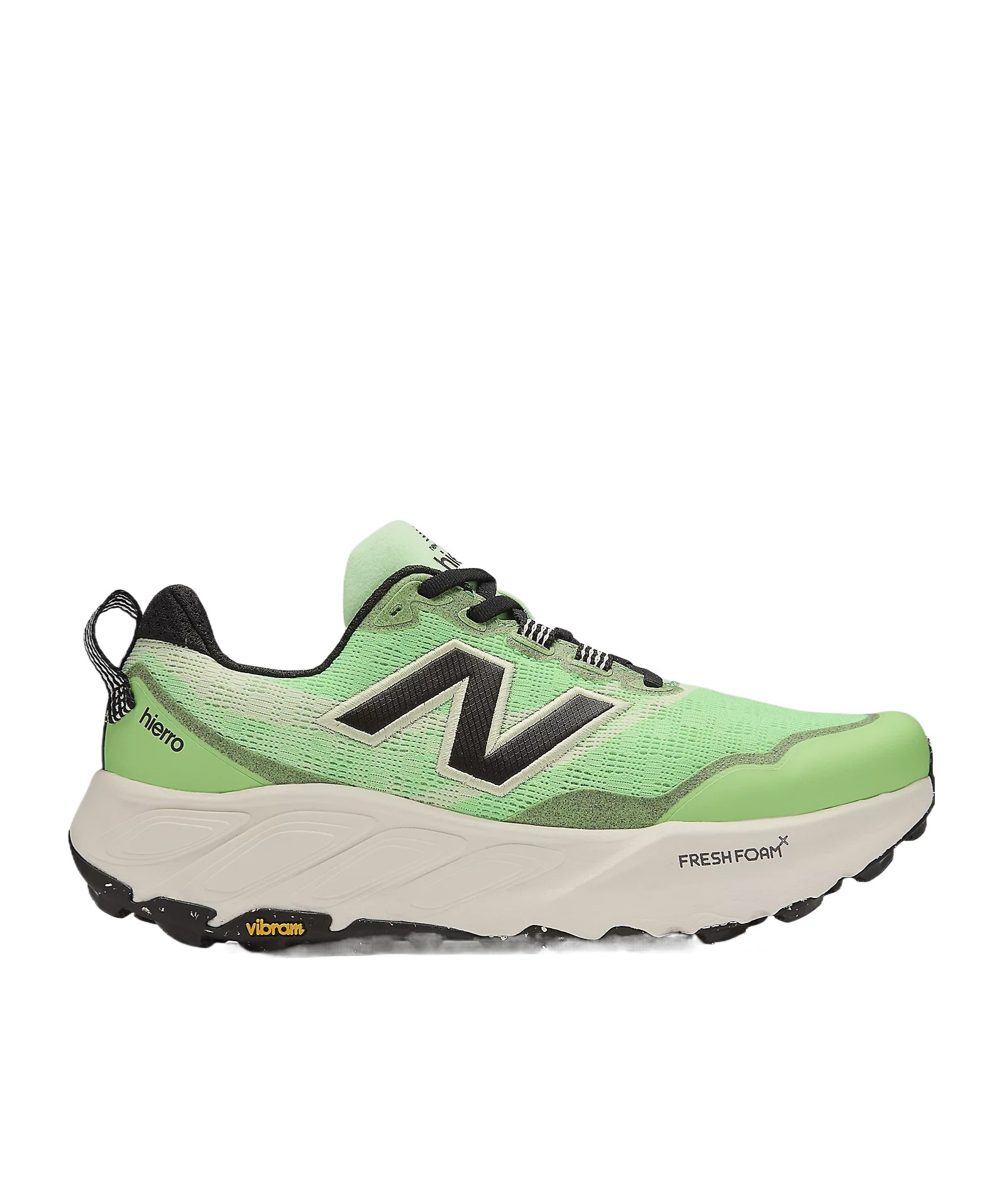 New Balance Herren Fresh Foam X Hierro V9 In Grün/schwarz, Synthetik, Grösse 45