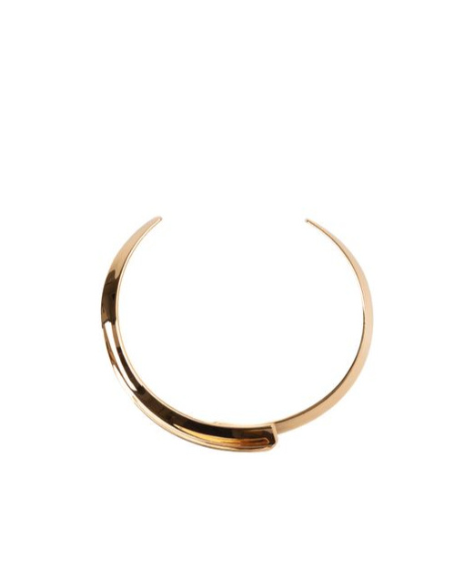 Jacquemus Polished Bangle In Yellow