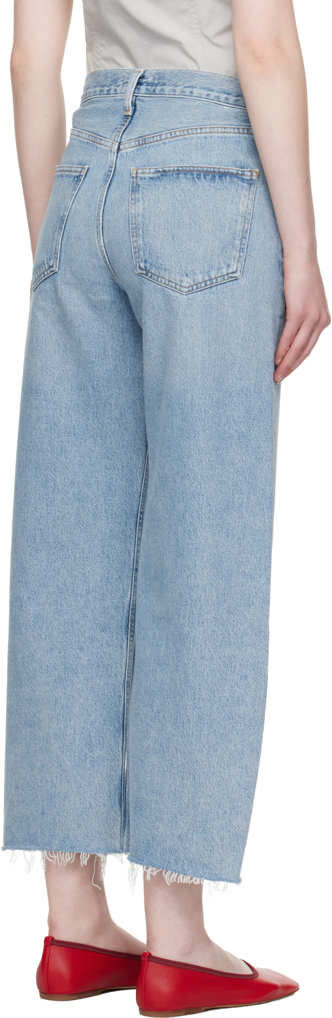 Agolde Low Curve Fray Jeans