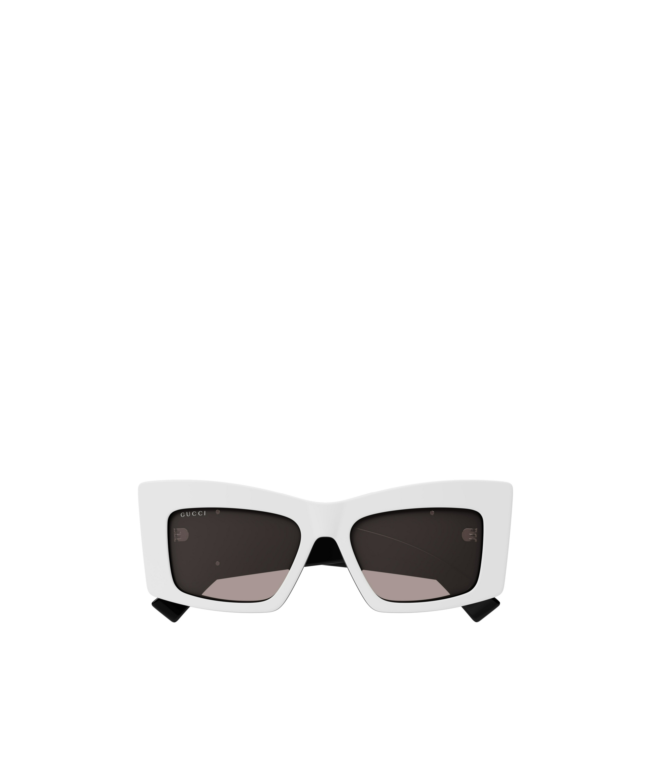 Gucci Geometric Frame Sunglasses In Black