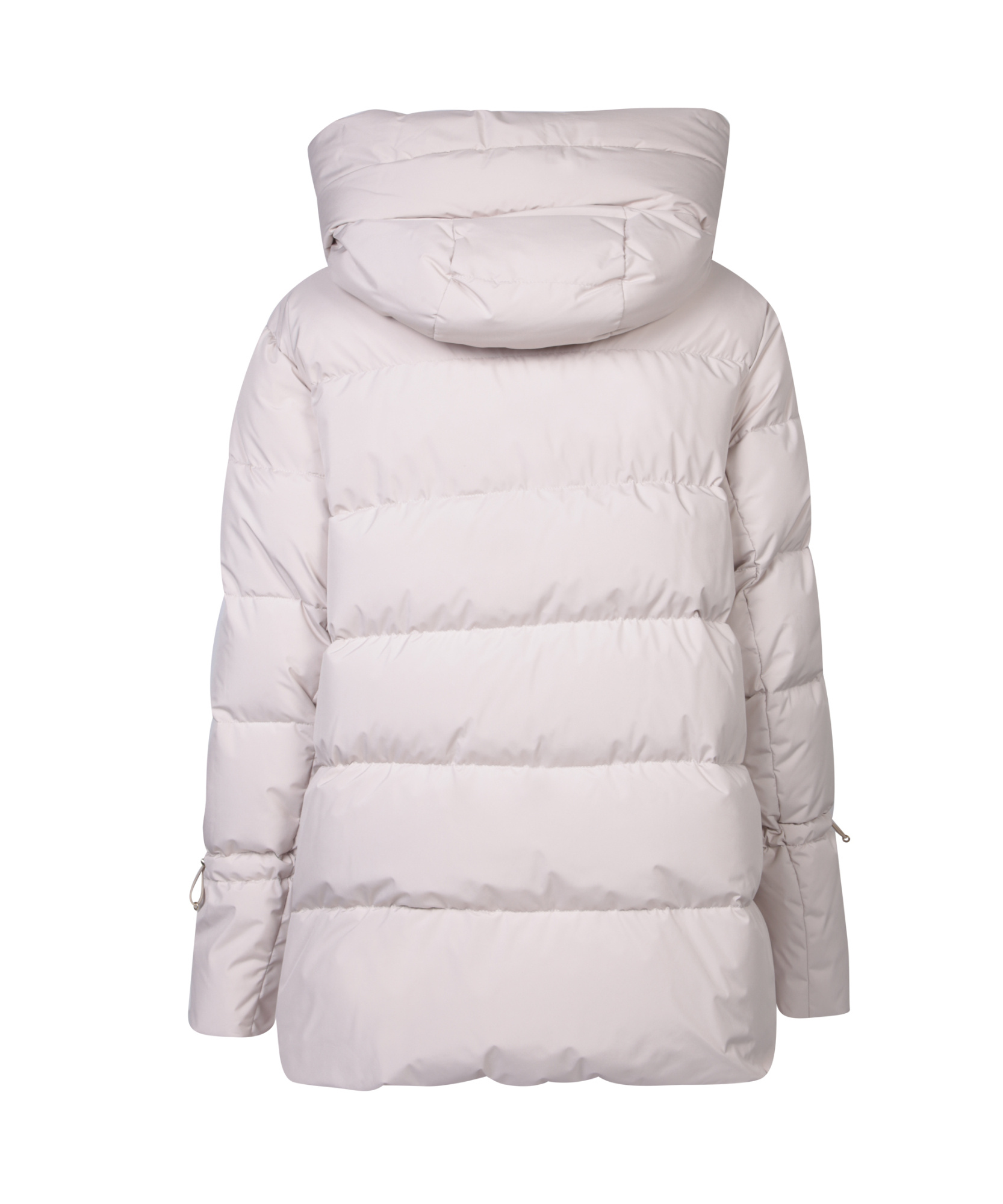 Moorer Puffer Jacket With Elegant Hood And Premium Insulation In White
