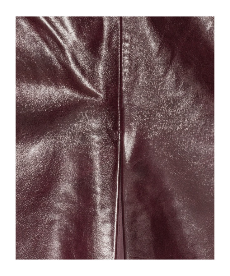 Remain Birger Christensen Leather Midi Skirt