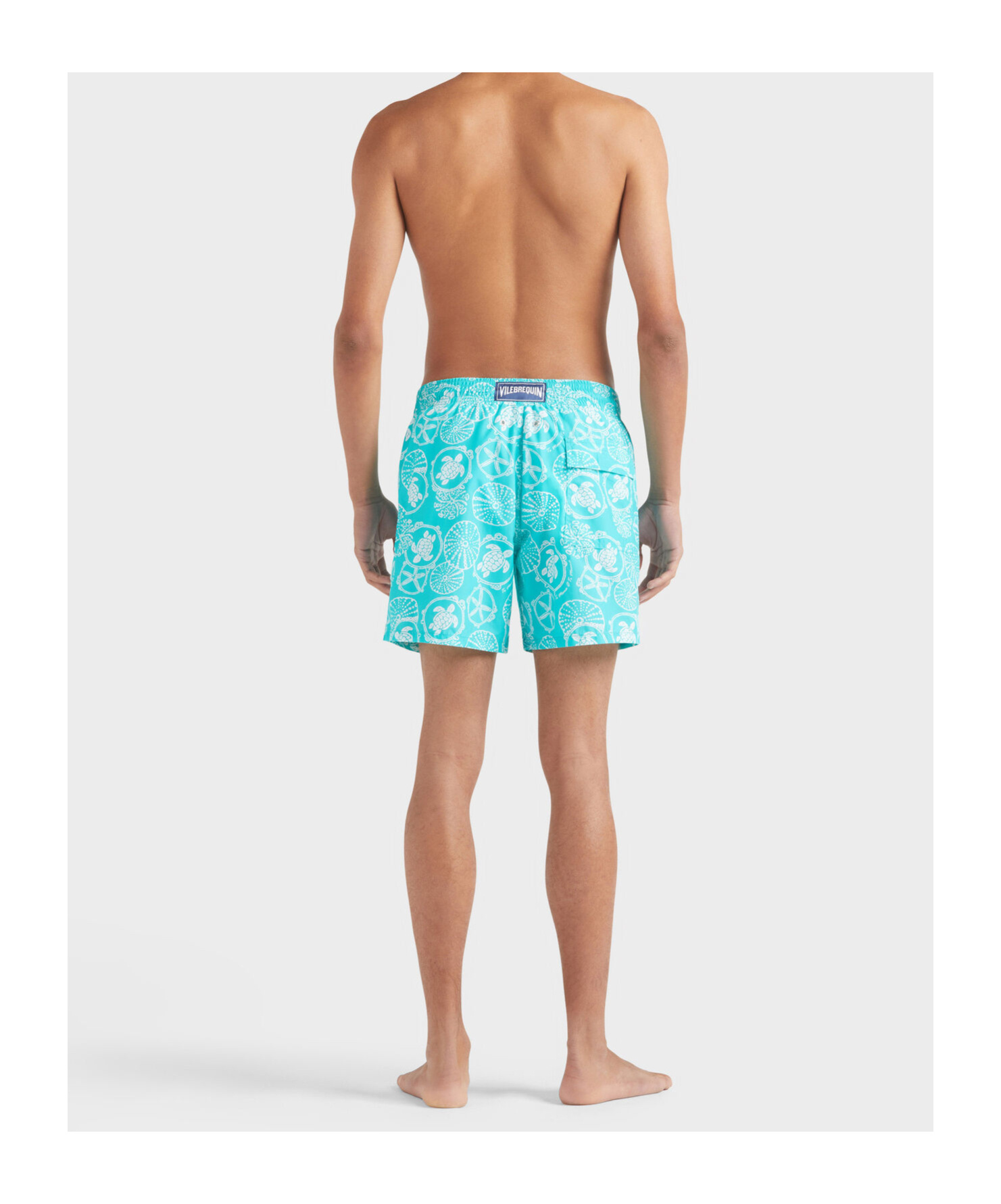 Vilebrequin Graphic-print Swim Shorts In Blue