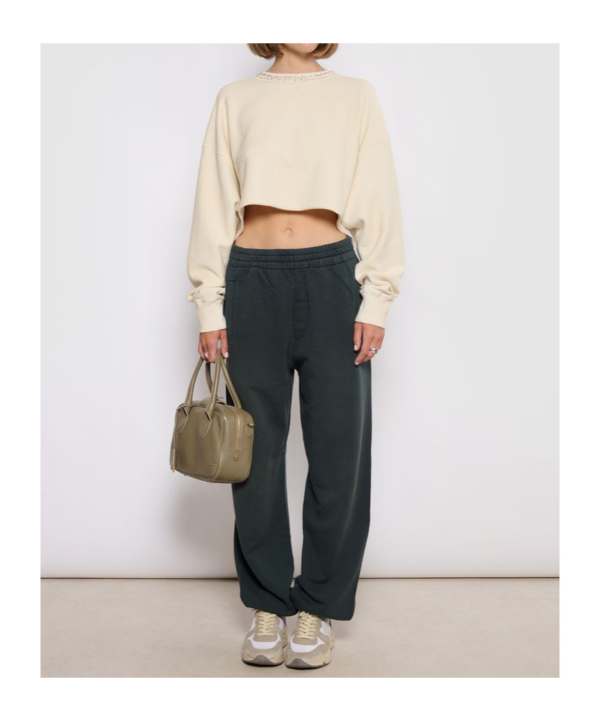 Golden Goose Elastic Waist Track Pants In Black