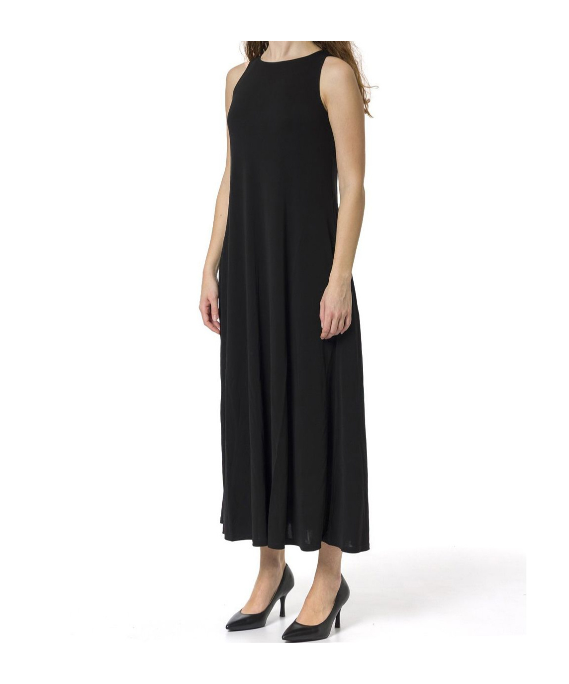 Max Mara Draped Back Sleeveless Dress