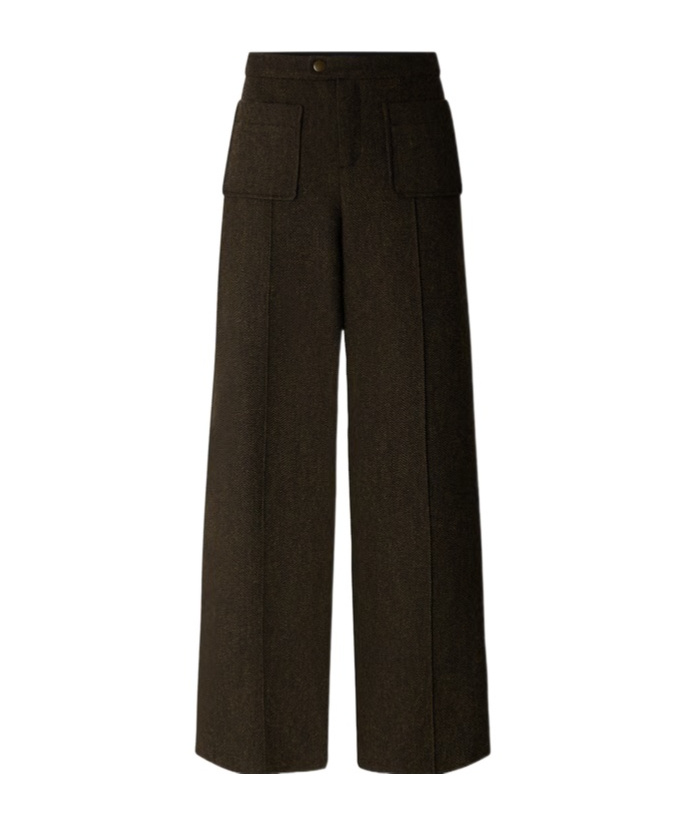 Soeur Harry Patch-pocket Wool Trousers In Black