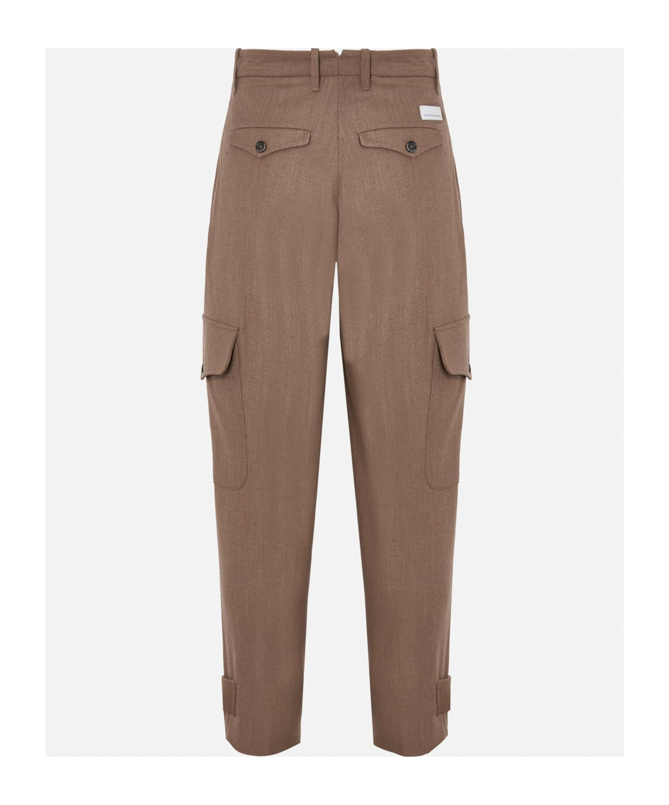 Nine In The Morning Belt Loops Slacks In Brown