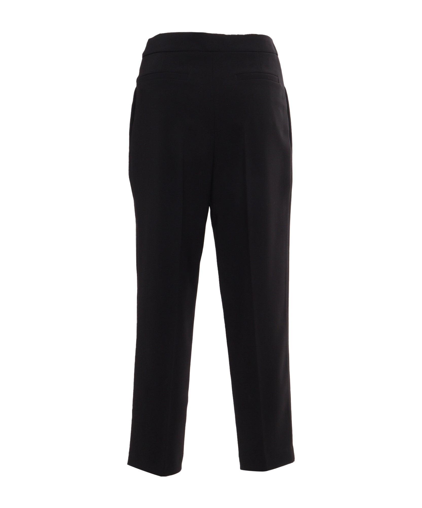 Elisabetta Franchi Cropped Tailored Pants In Black