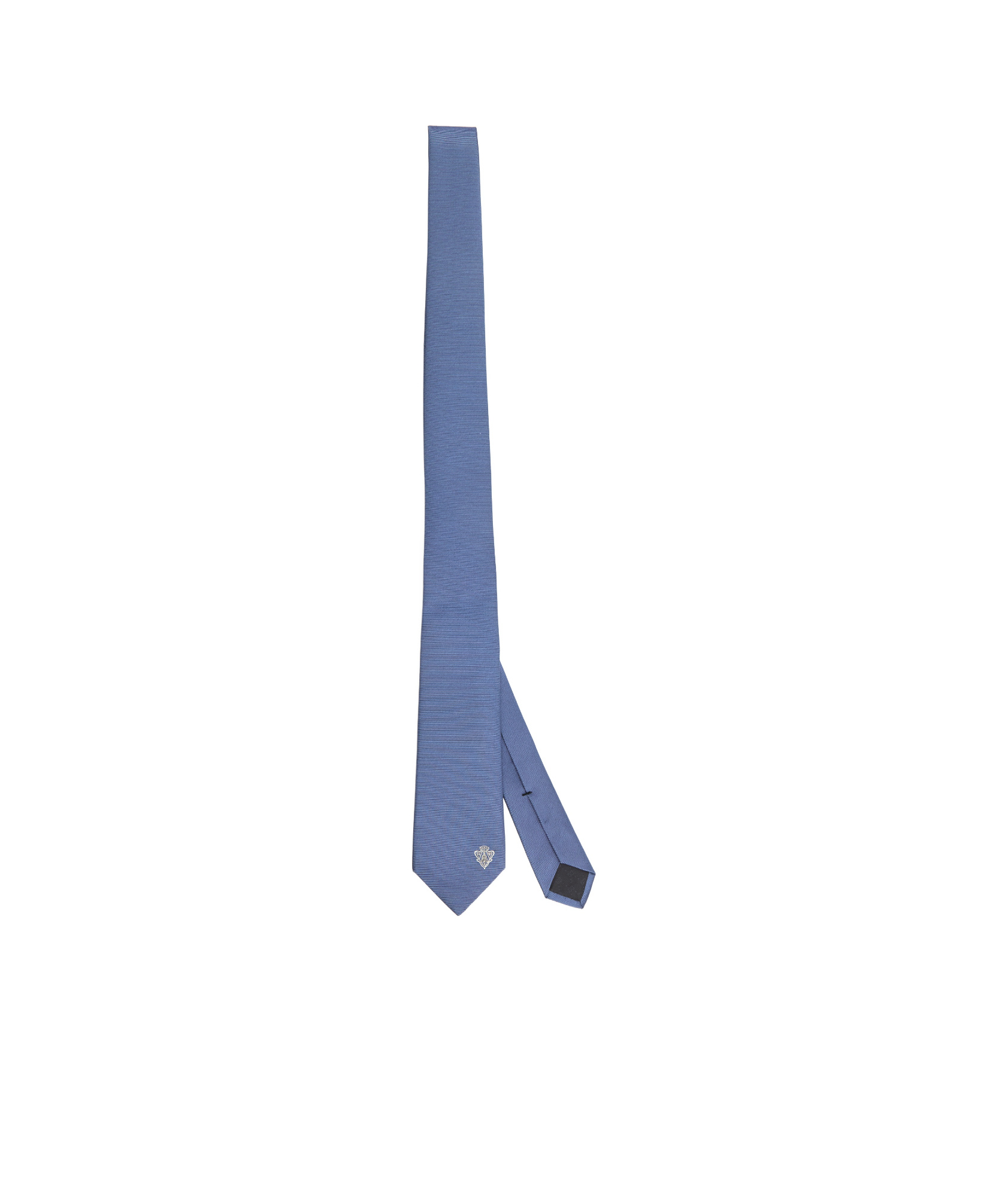 Gucci Tie With Crest In Blue