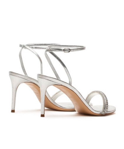 Shop Casadei 80mm Stratosphere Julia Wonder Sandals In White
