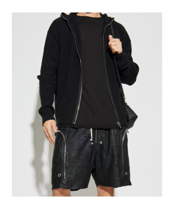 Rick Owens Drkshdw Asymmetric Hem Short Sleeve Round Neck T-shirt In Black
