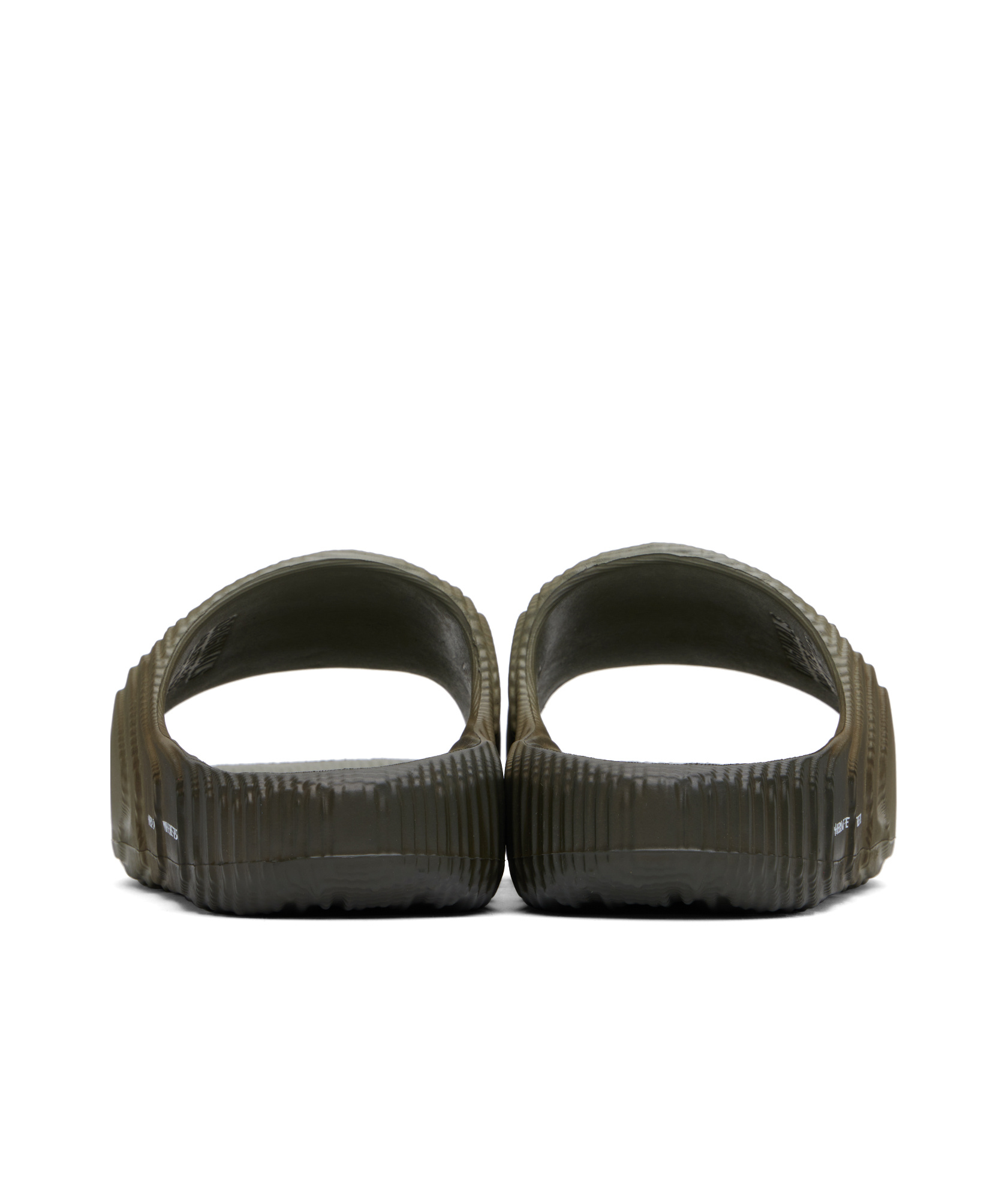 Adidas Originals Gray Adilette 22 Slides In Silver Pebble/shadow Olive/off White