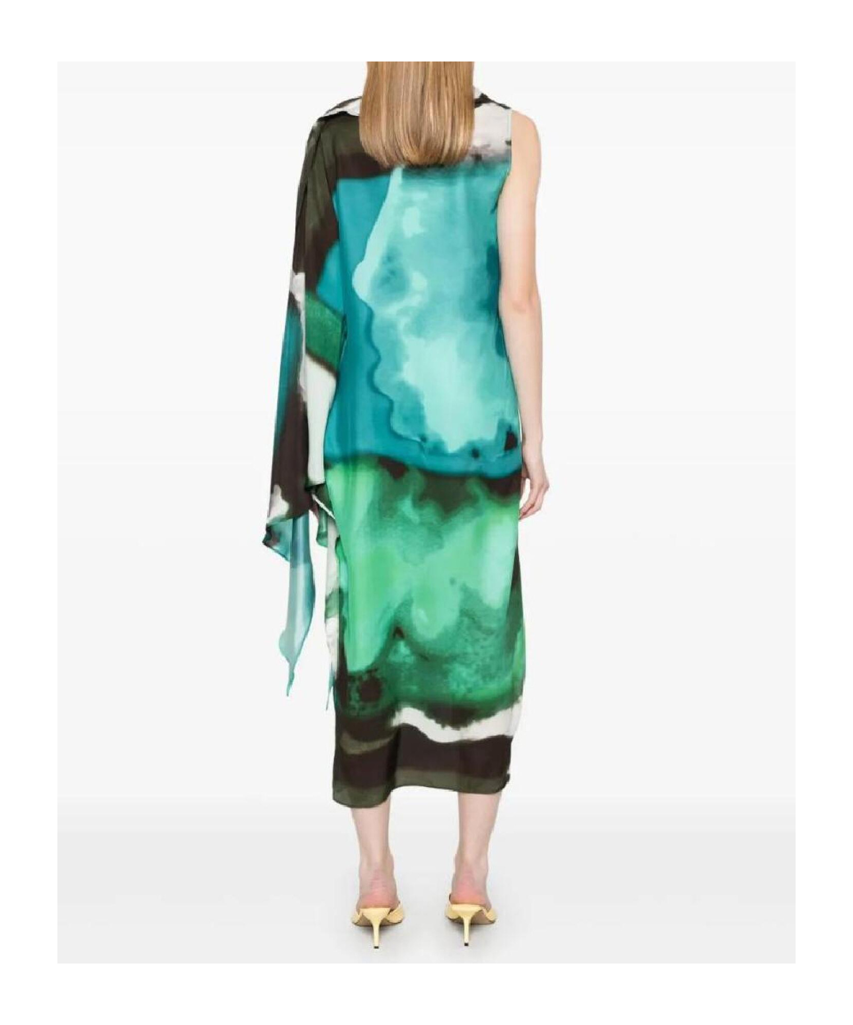Gianluca Capannolo Sarah Asymmetric Dress In Blue