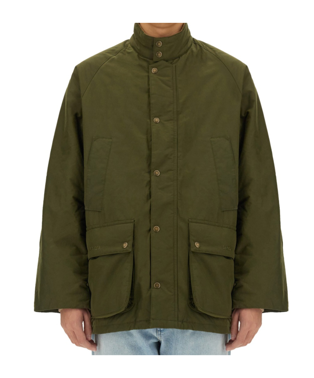 Baracuta Long-sleeved Casual Jacket In Green