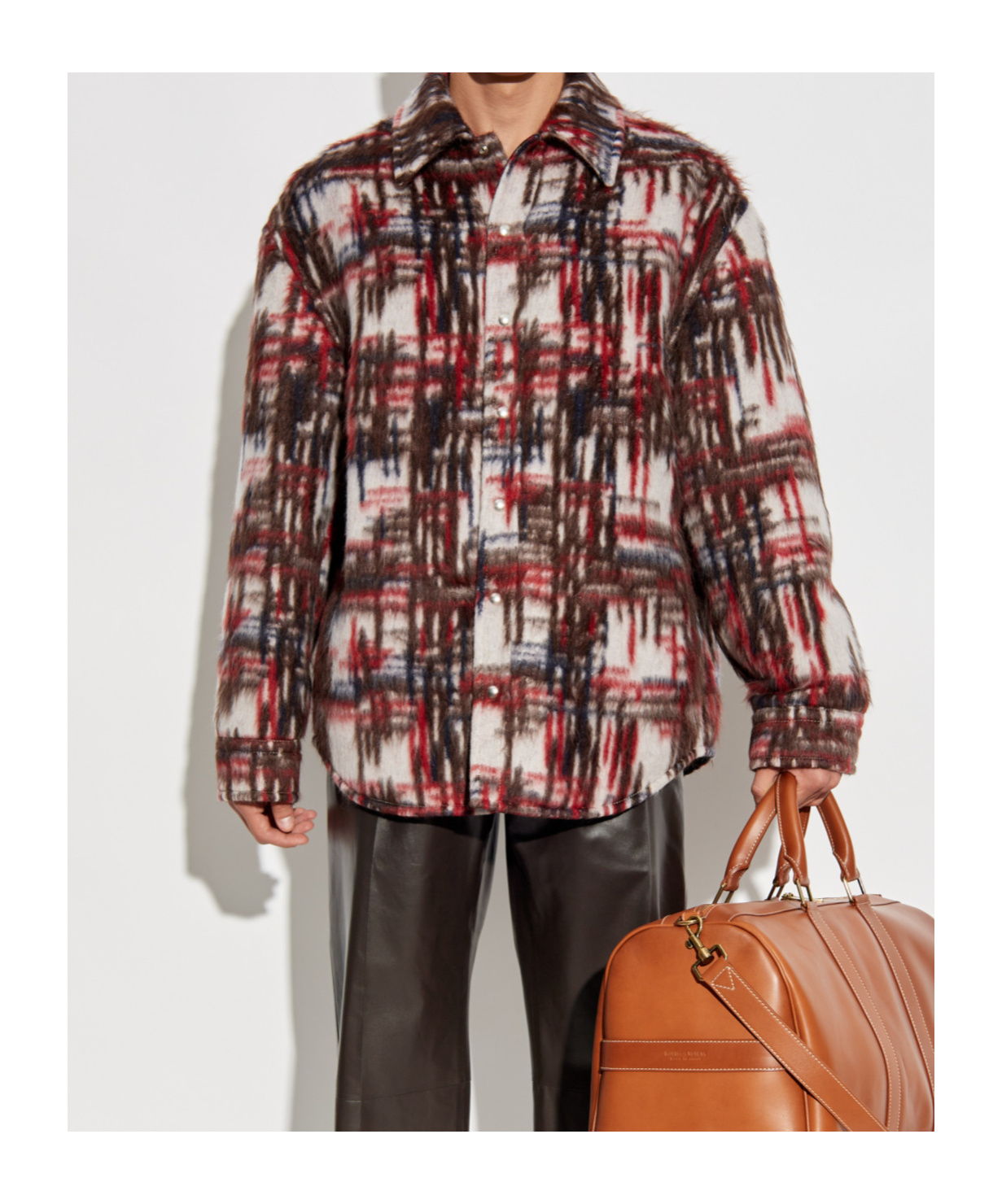 Bottega Veneta Long-sleeved Casual Jacket In Multicolor