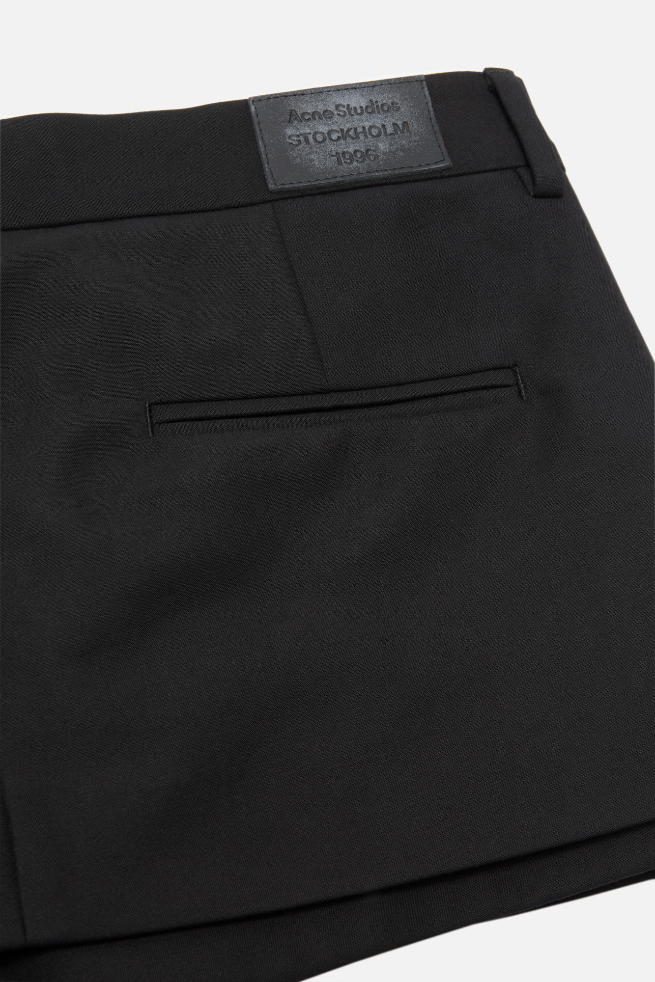 Acne Studios Smooth Cotton Satin Layered Mini Skirt
