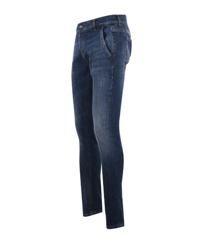 Dondup Belt-loop Jeans In Blue