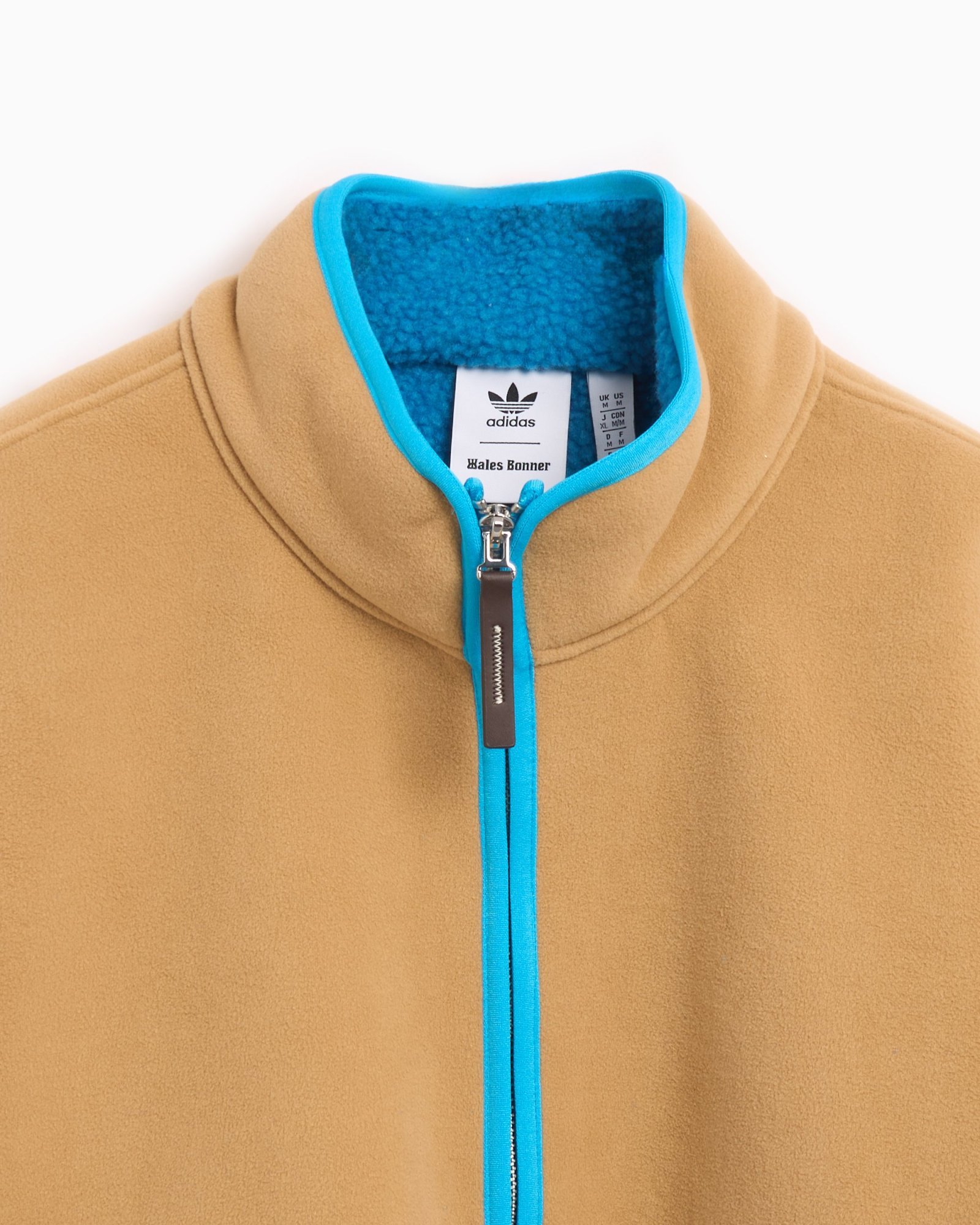 Shop Adidas X Wales B Onner X Wales Bonner Fleece Jacket In Nude