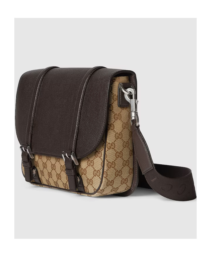 Gucci Gg Crossbody Bag In Brown