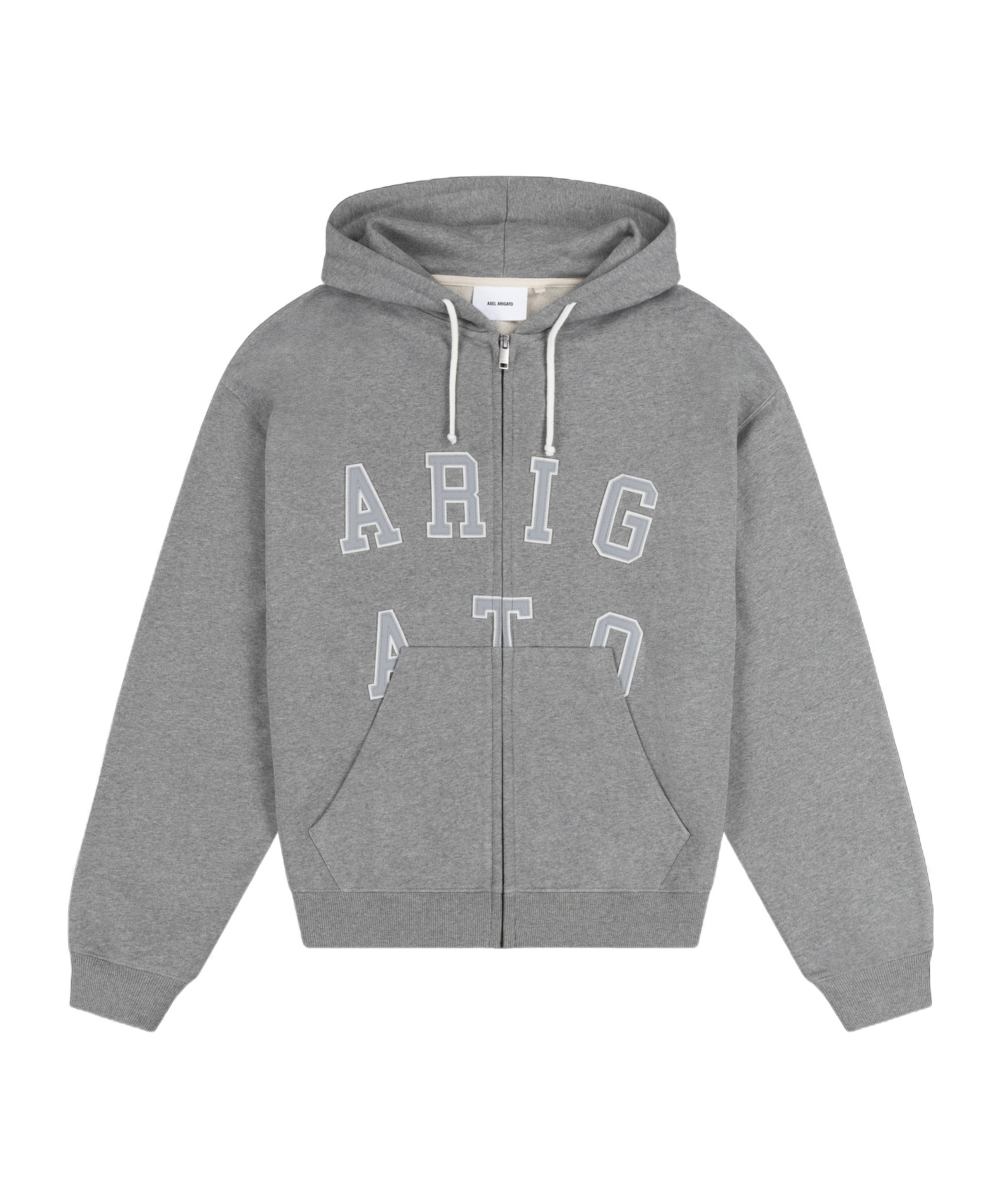 Axel Arigato Legend Drawstring Hoodie In Gray