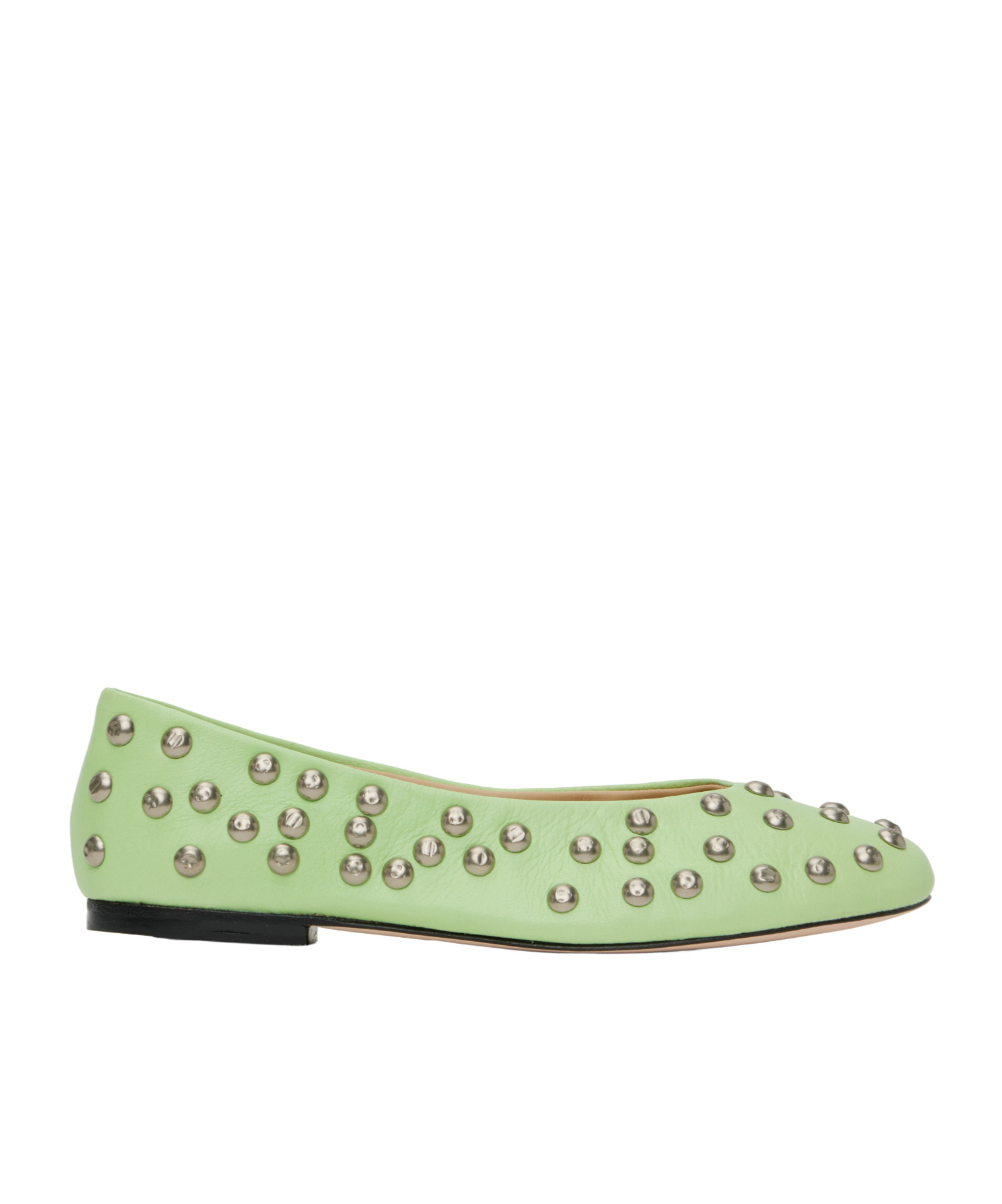 Gimaguas Stud-embellished Ballet Flats In Green