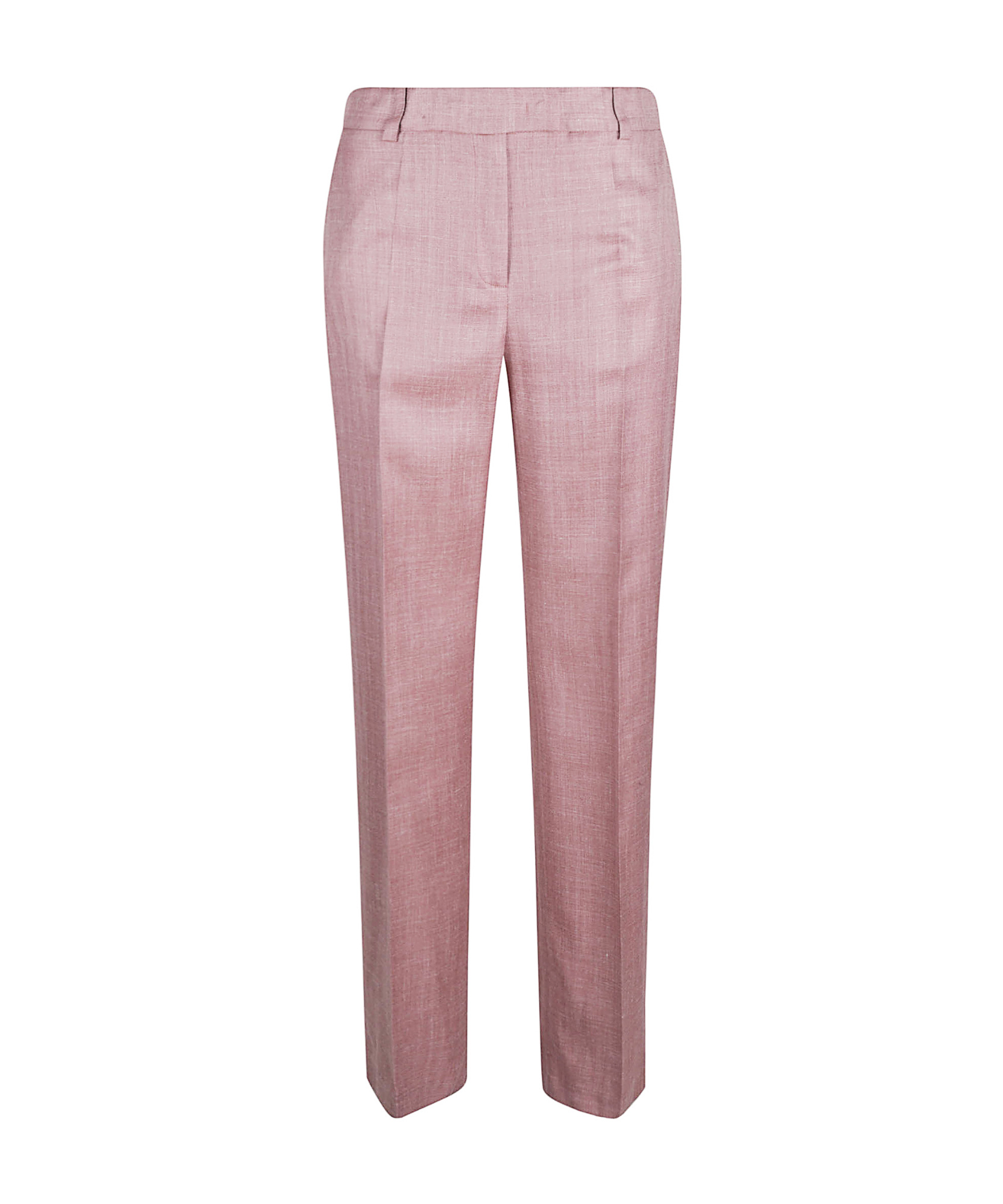 Eleventy Straight Trousers In Light Pink