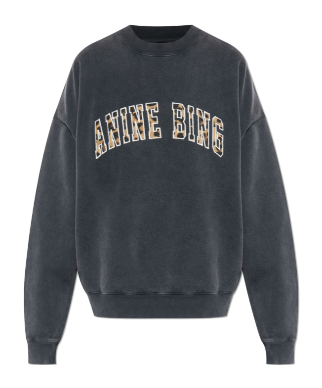 Anine Bing Logo-print Sweatshirt In Multi