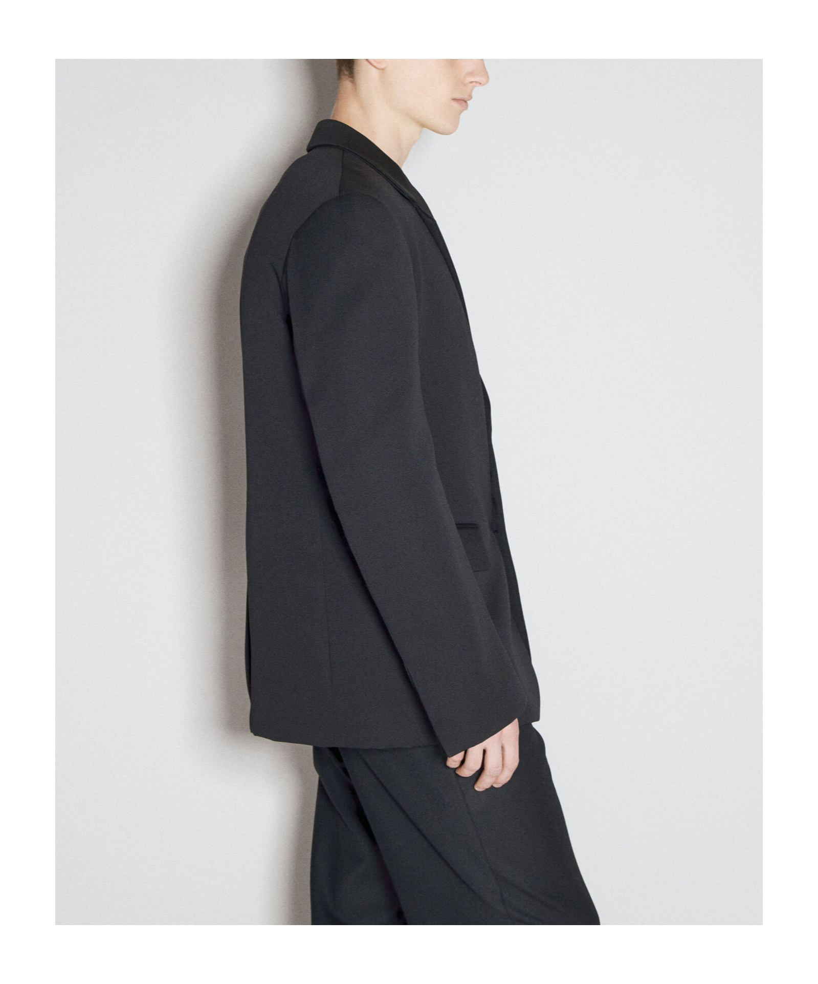Lanvin Two-button Notched-lapel Jacket In Black