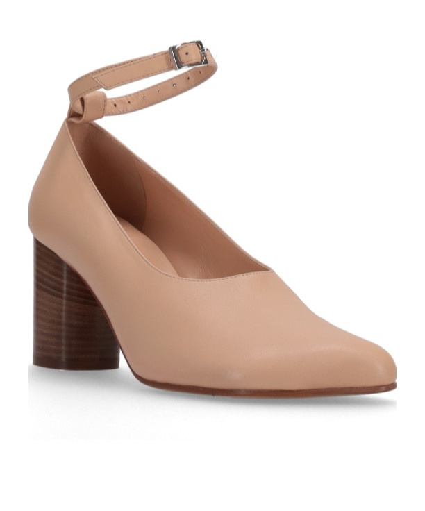 Niccolò Pasqualetti Obliqua Block Heel Pumps - Calfskin Leather