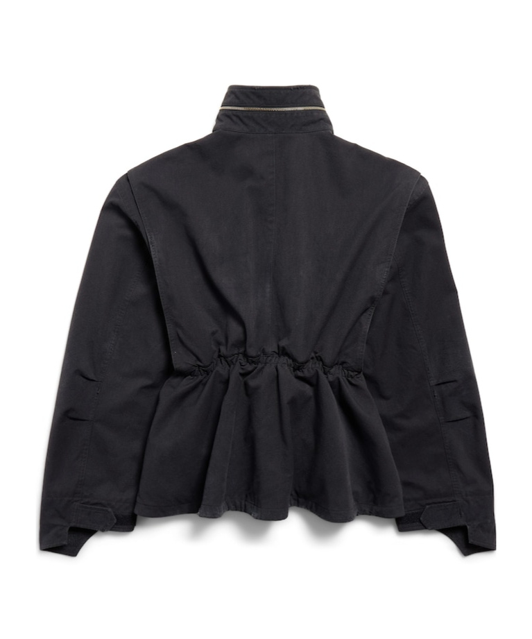 Balenciaga Women's Hourglass Parka In Black In Black