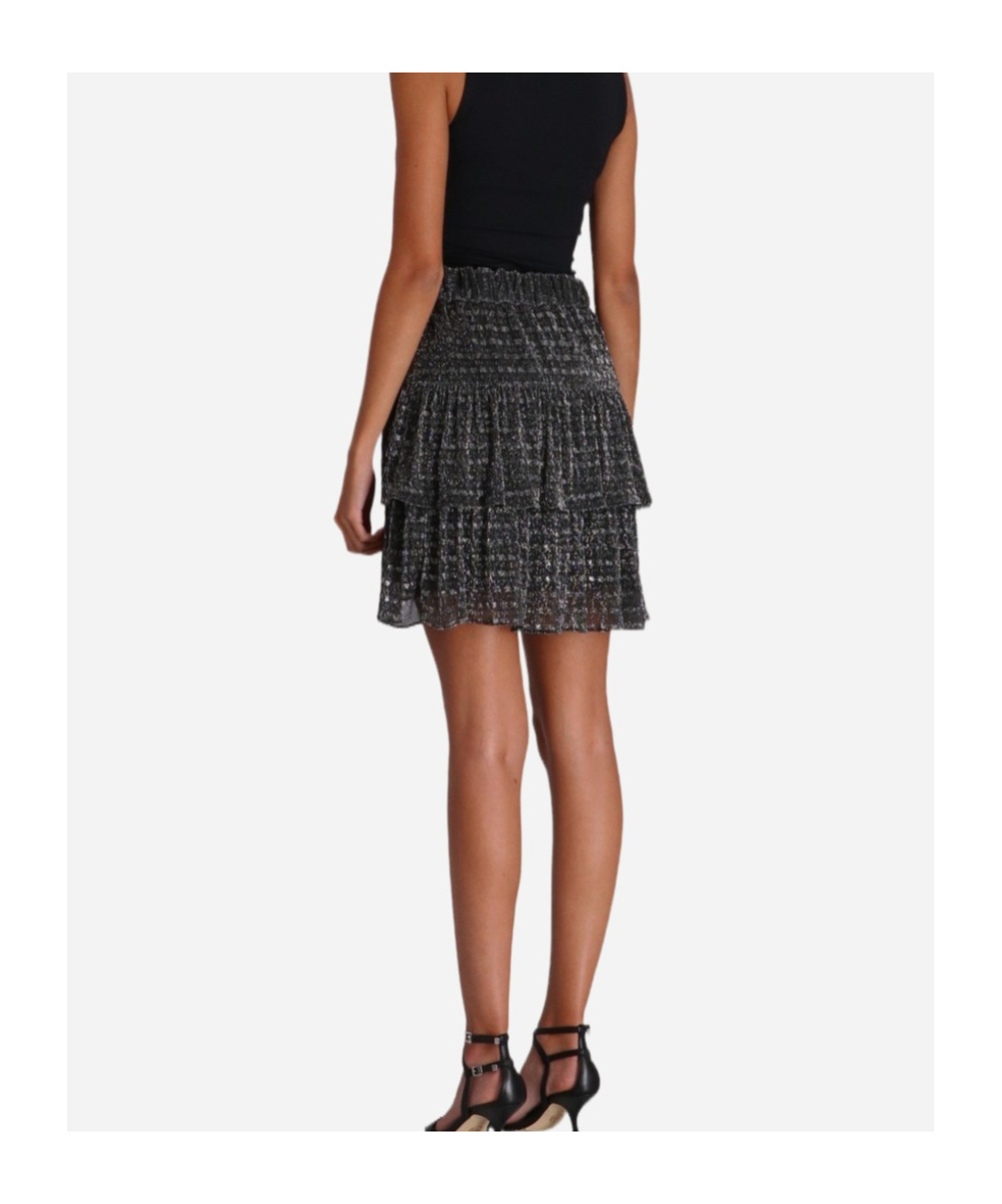 Shop Iro Elastic Waist Skirt In Black