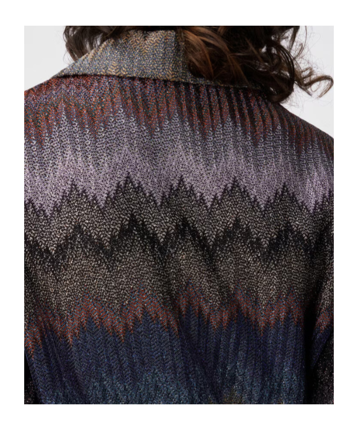 Missoni Chevron-pattern Blazer In Multi