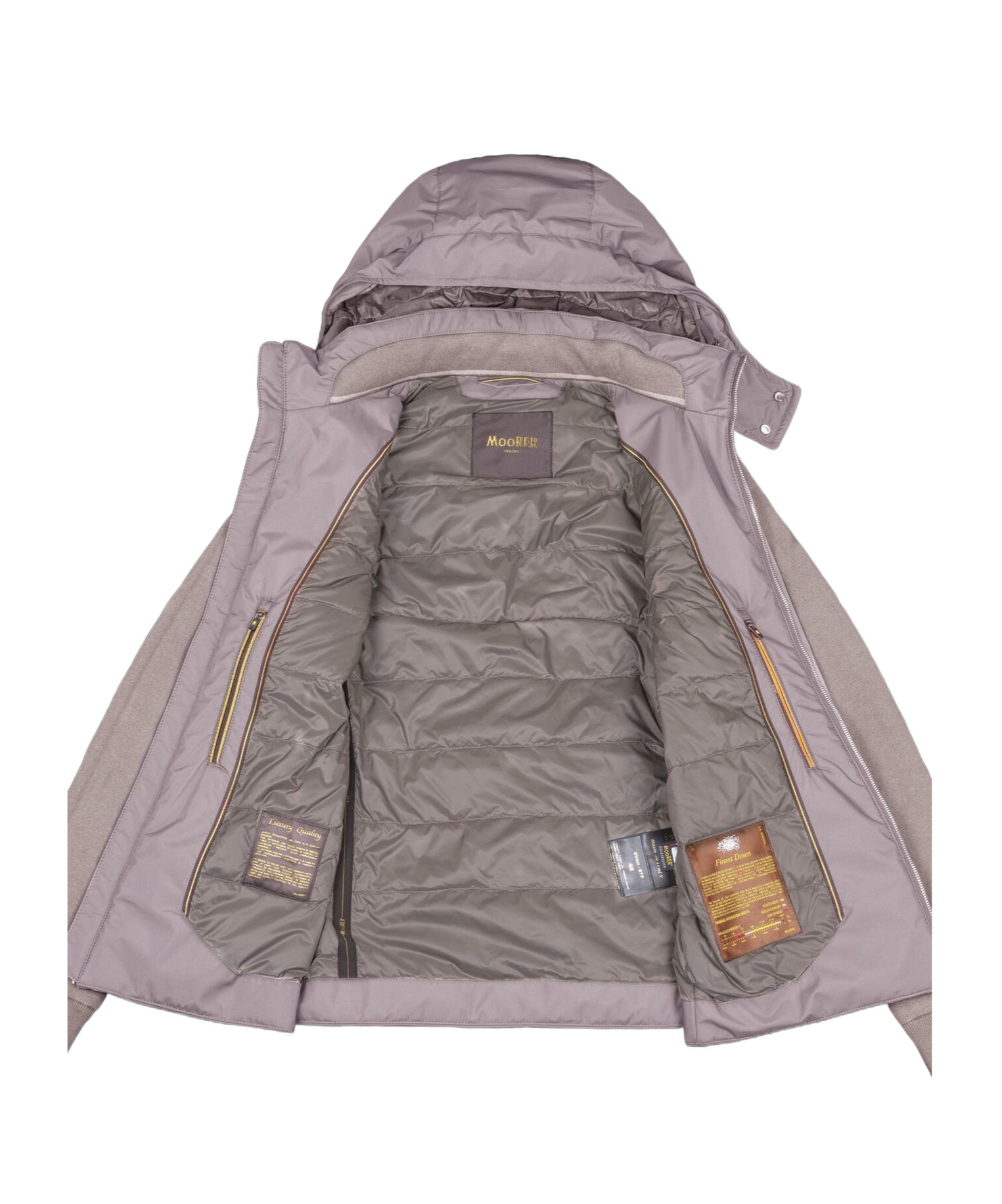 Moorer Long-sleeved Pilot Jacket In Gray