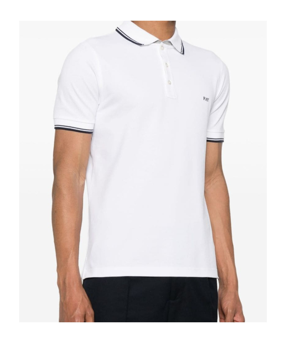 Fay T-shirts And Polos White In White