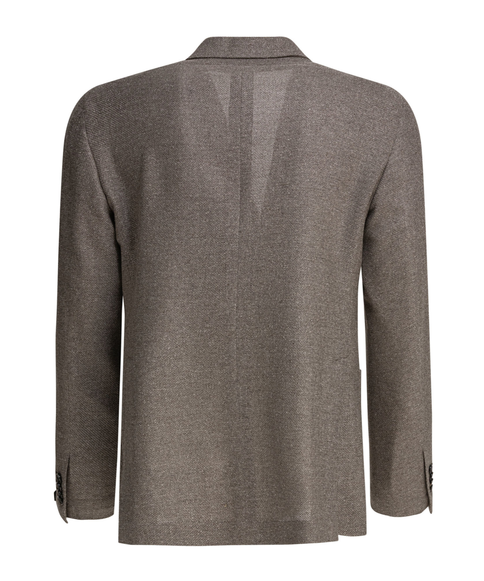 Tagliatore Textured Silk-wool Blend Double-breasted Jacket In Brown