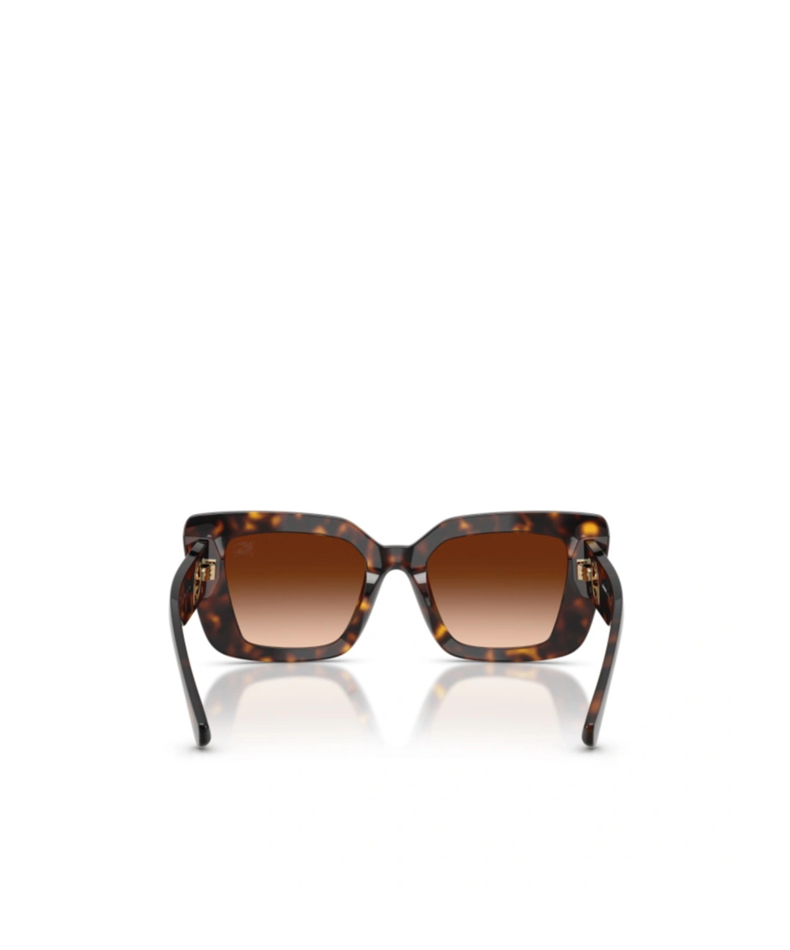 Burberry Geometric Frame Sunglasses In Brown
