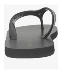 Coach Logo Flip-flops In Black