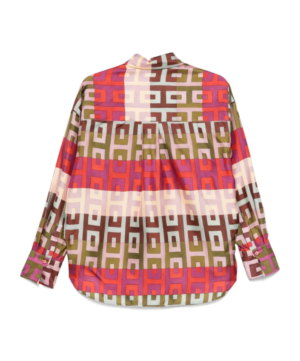 Lorena Antoniazzi Hemd Mit Geometrischem Print In Pink