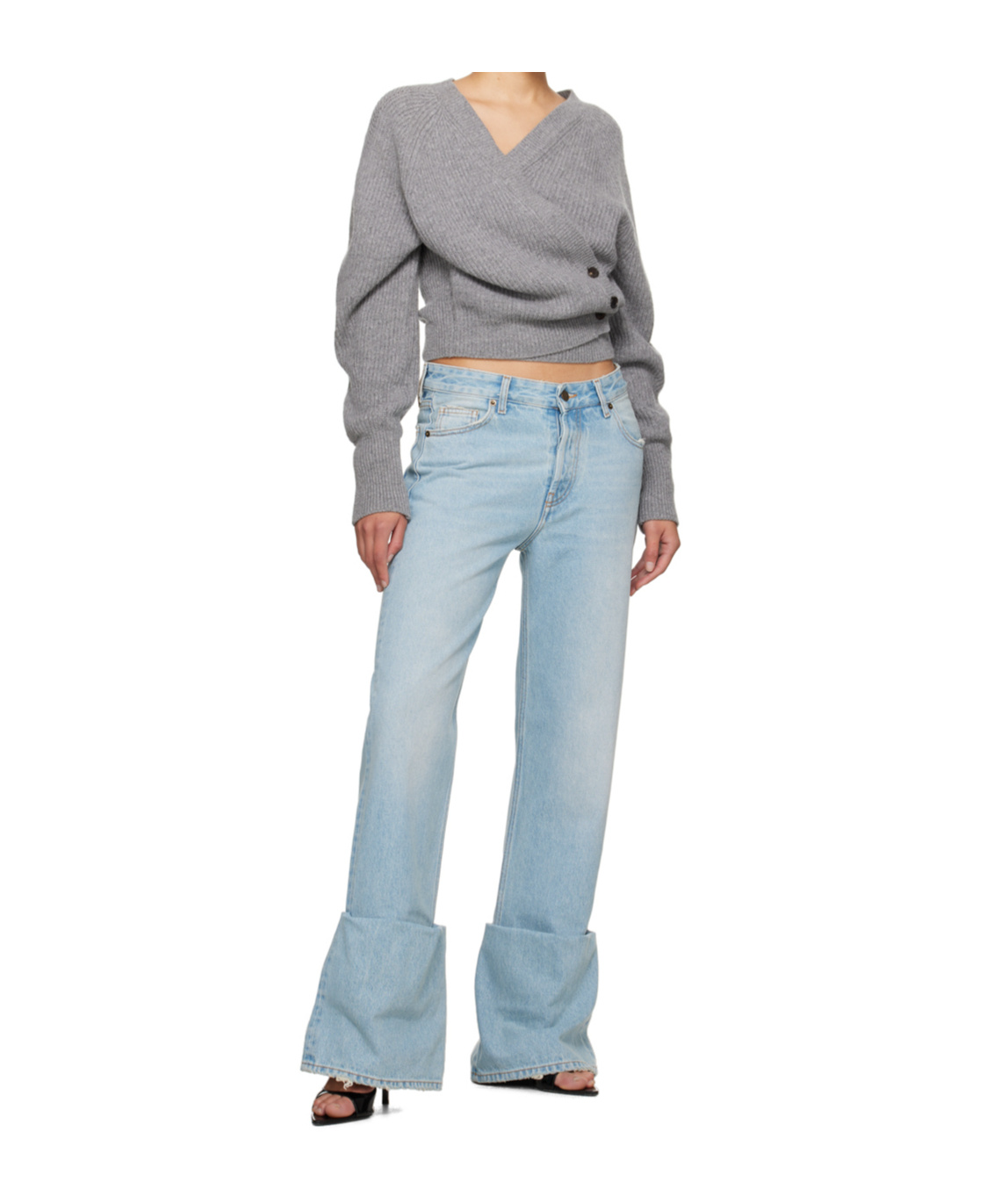 DARKPARK DENIM TROUSERS WITH BELT LOOPS