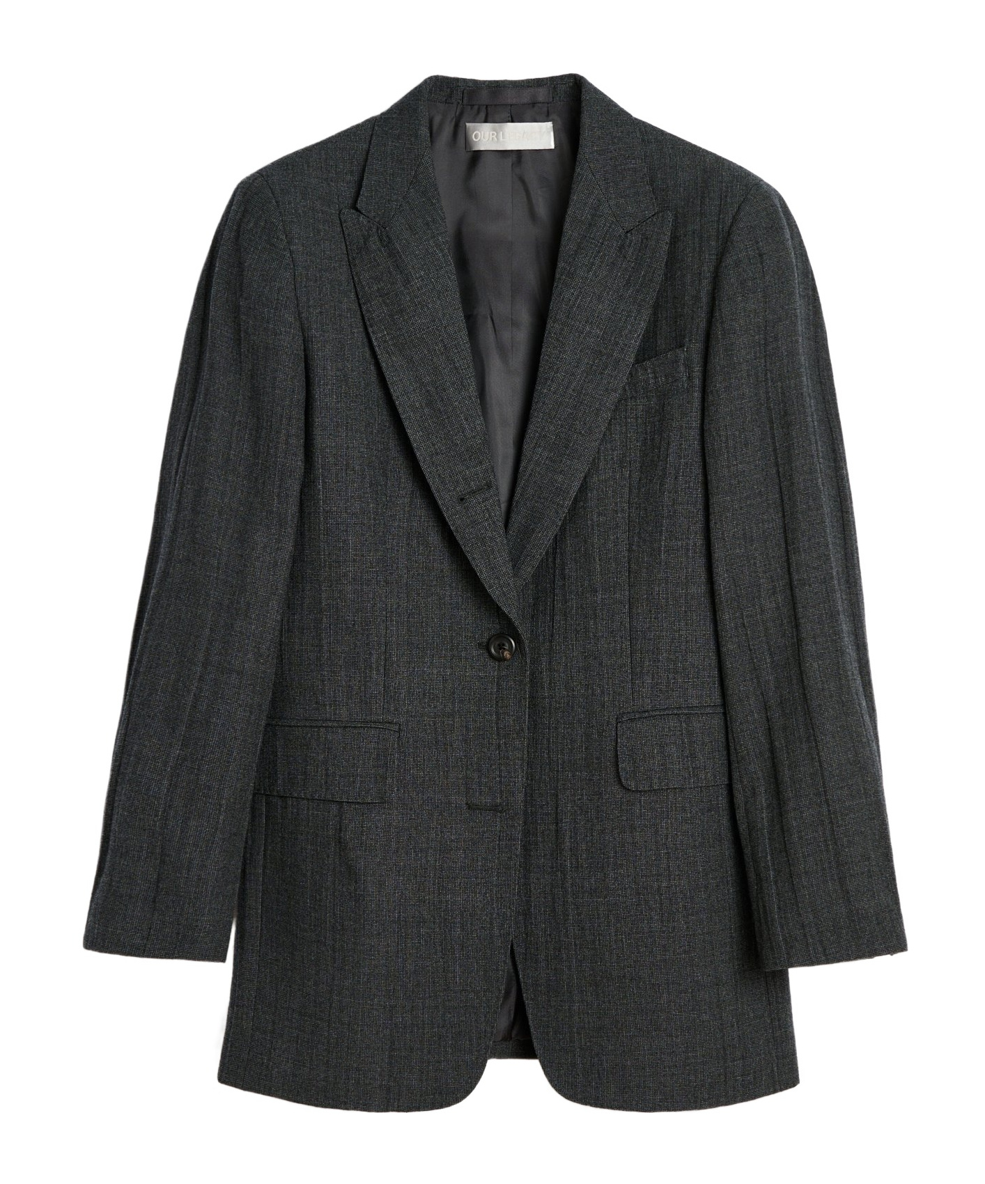 Our Legacy Cutaway Blazer In Black