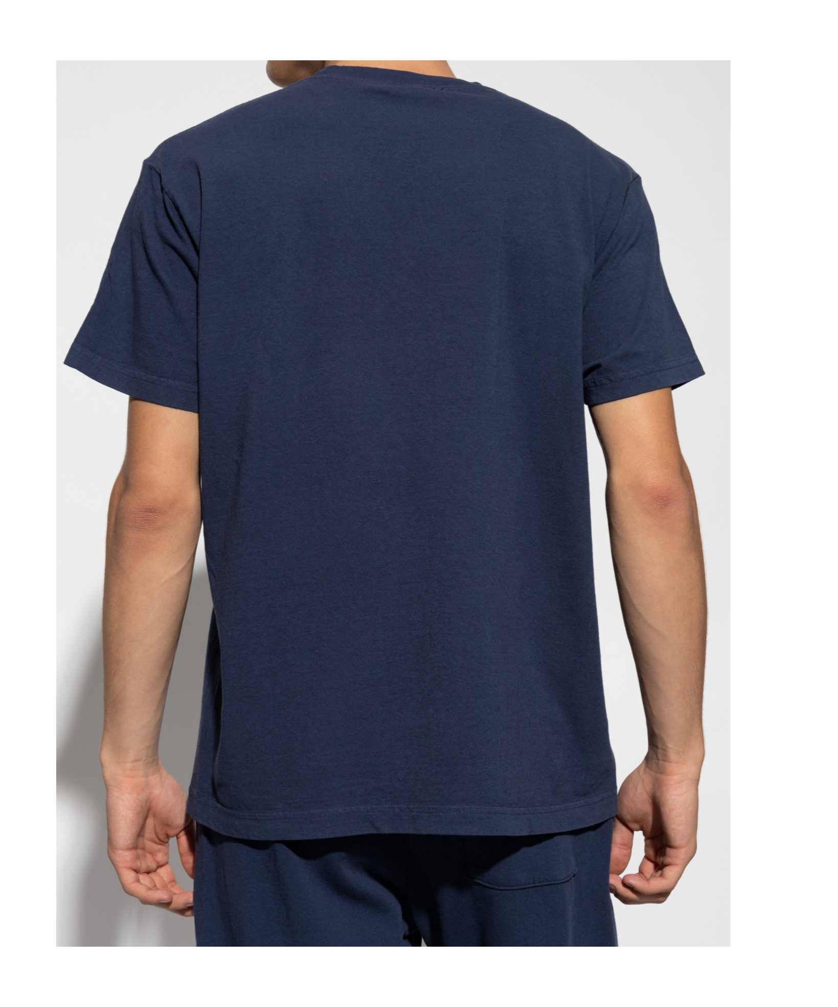 Shop Sporty And Rich Cotton T-shirt In Blue