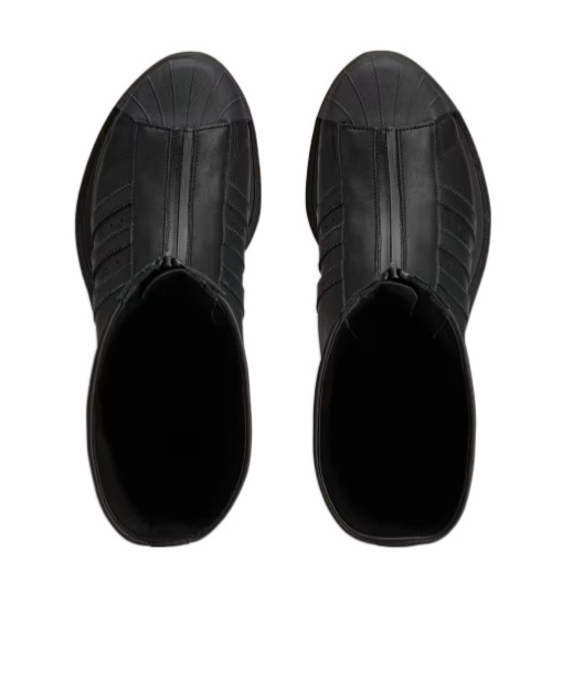 Y-3 Zip-front Platform Boots In Black