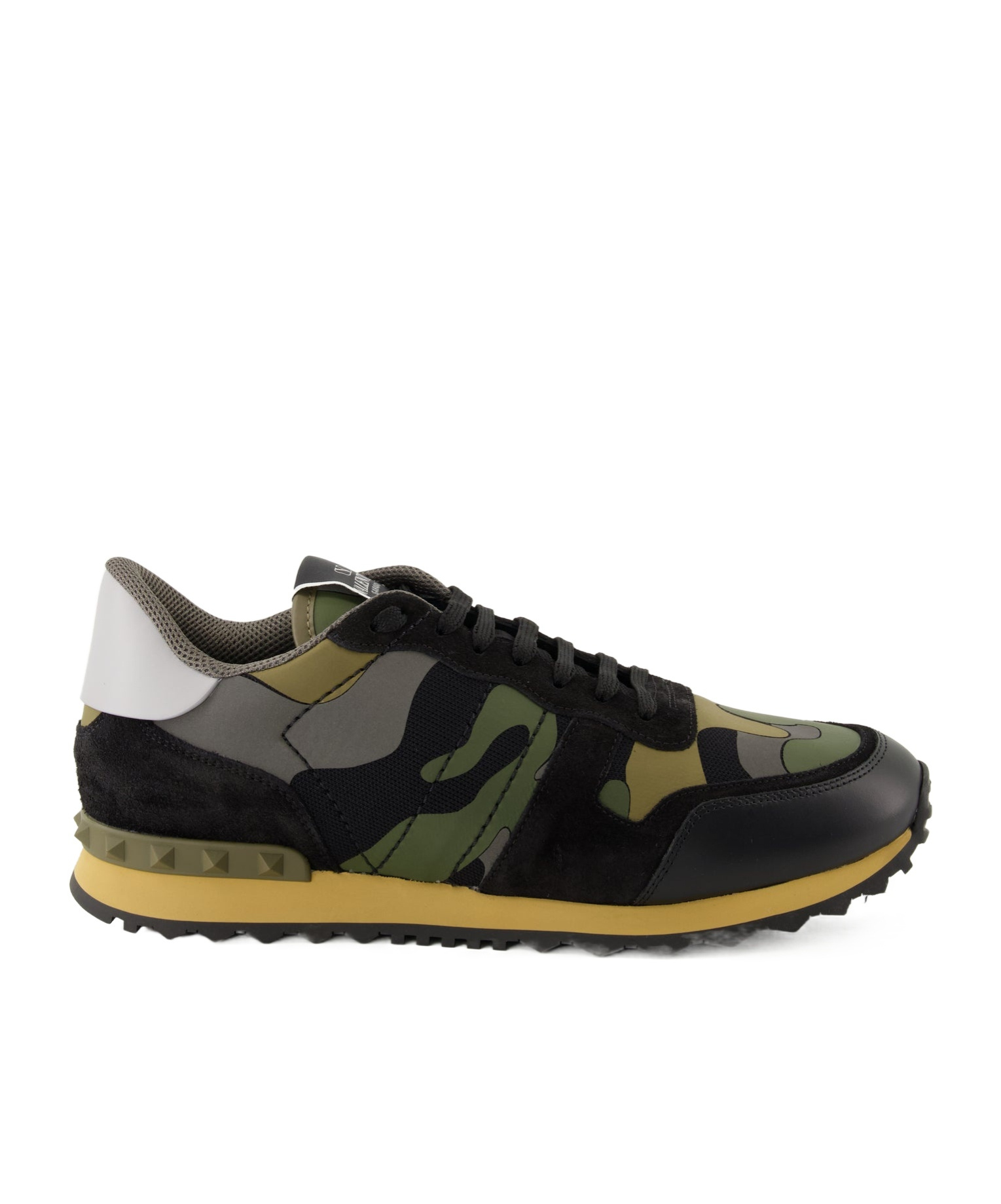 Valentino Sneaker Rockrunner Camouflage In Black