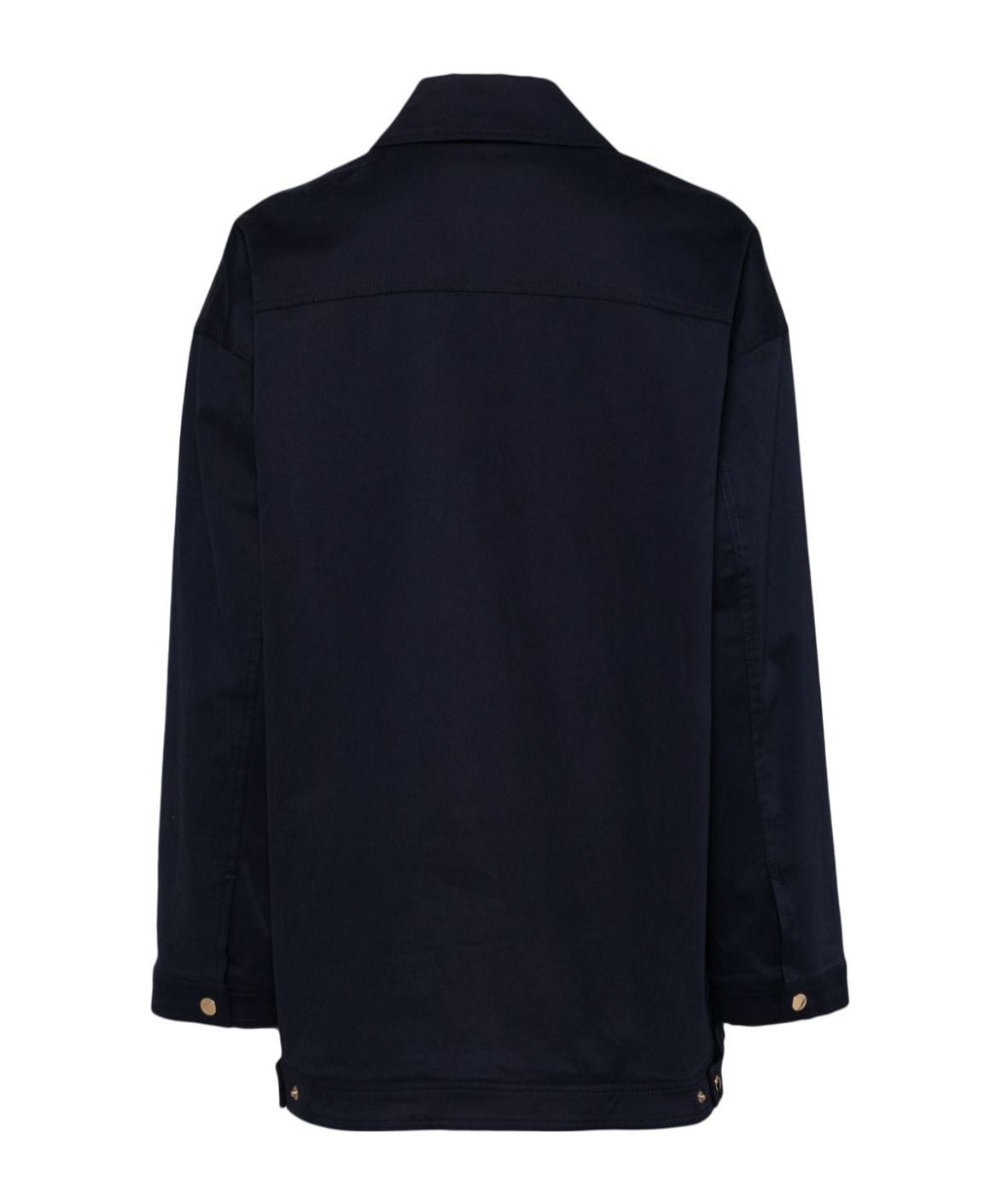 Staud Estero Jacket Navy In Black