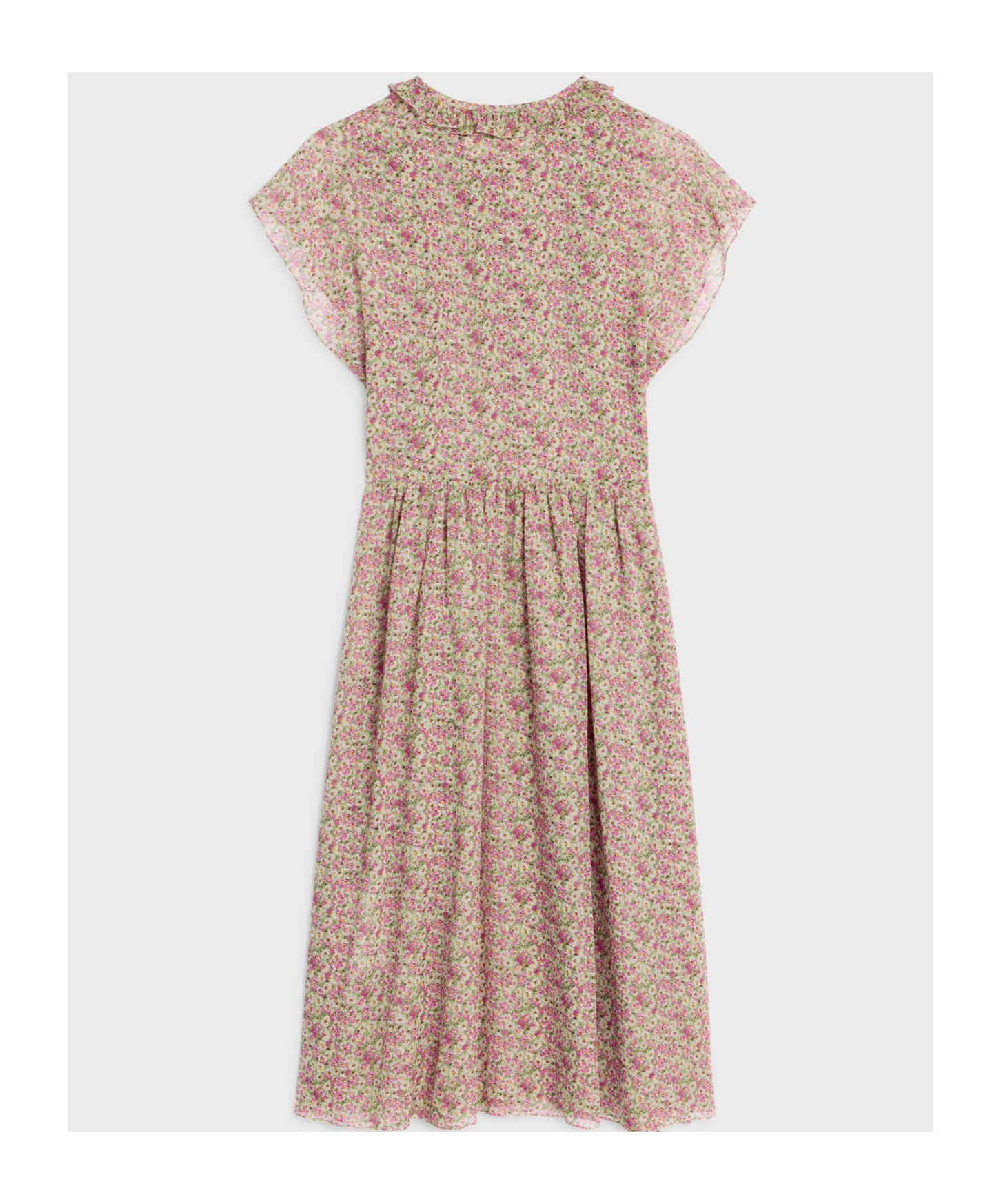 Celine Round-neck Dress In Nude